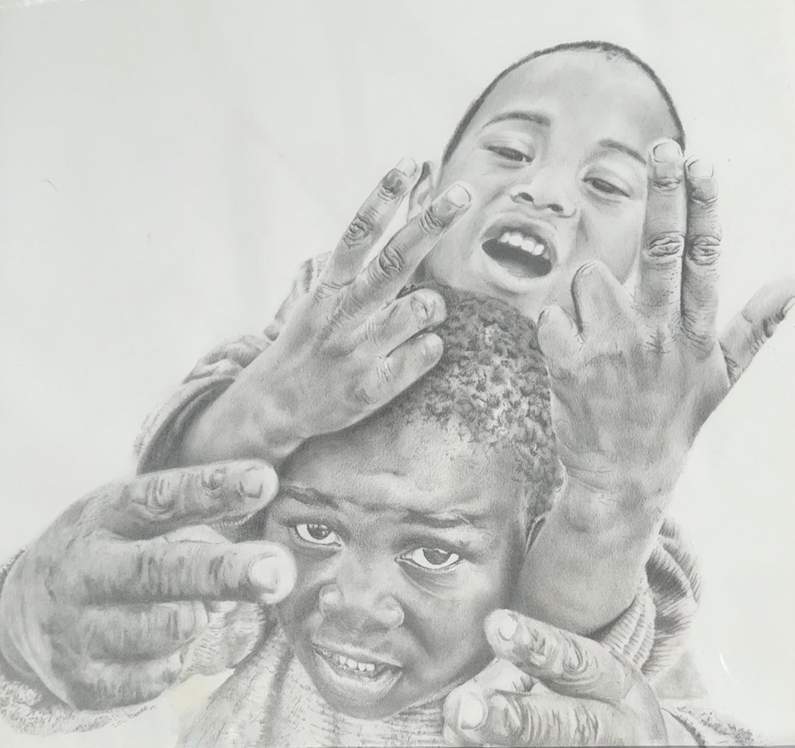 Township Boys Drawing by Lizl Bode - Image 2