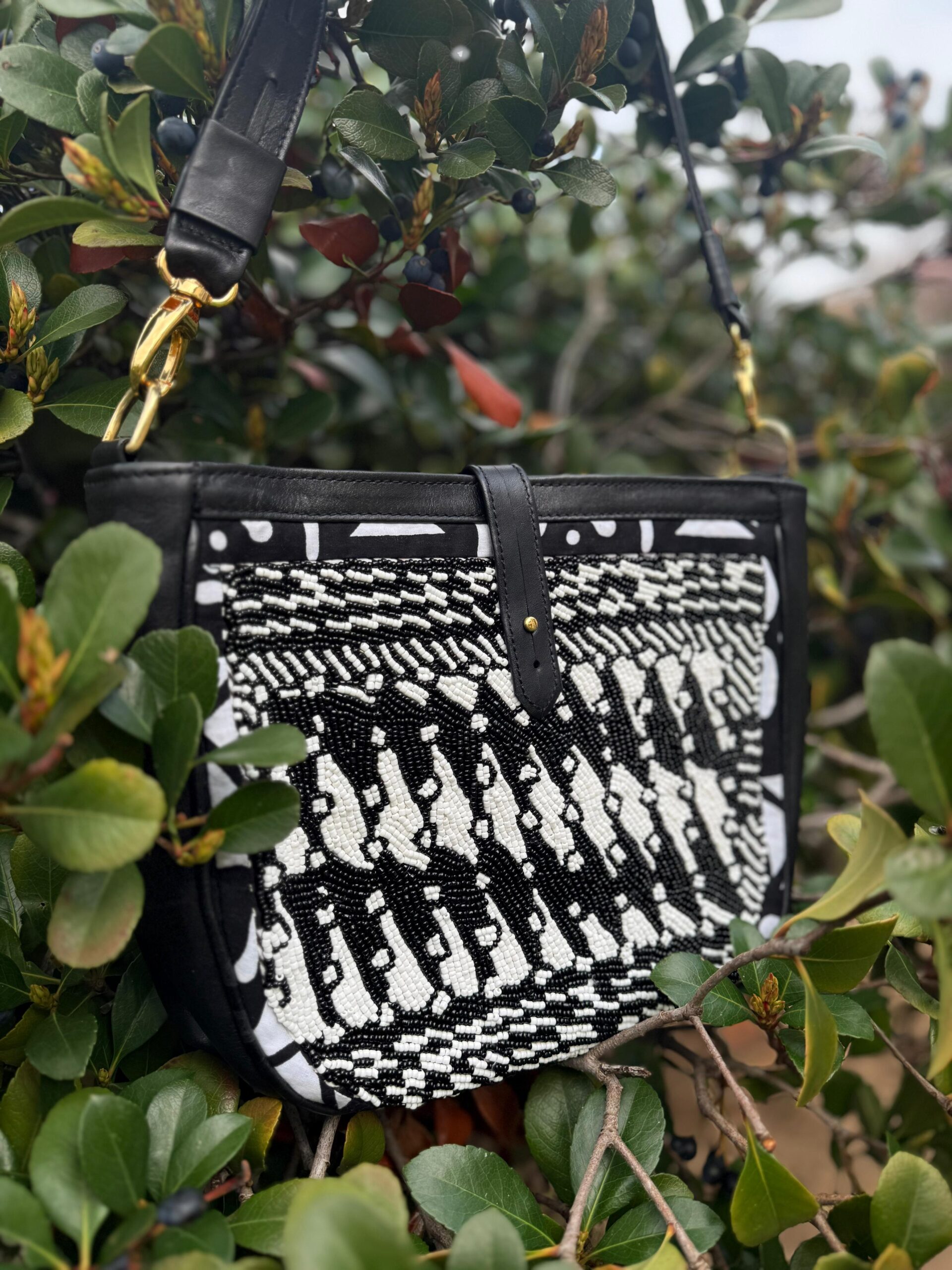 Black White Art Bag by One of Each